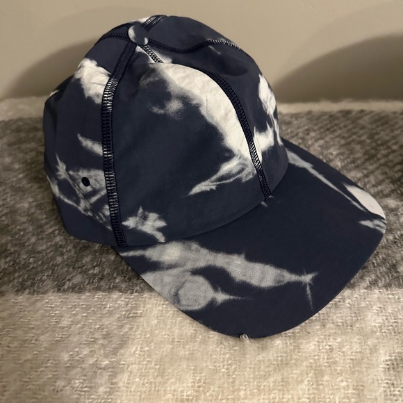 lululemon athletica Accessories - Lululemon baller hat blue white tie dye baseball cap new with tags